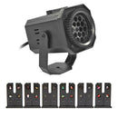 Christmas Pattern LED Projector Colorful Rotating KTV DJ Disco Lamp (EU B) A