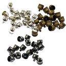 30pcs Leather Cord End Bead Cap Tip Jewelry Findings Necklace DIY Making