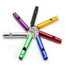 5X Alloy Aluminum Emergency Survival Whistle Outdoor Camping Hiking Keychain LJ