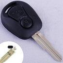 2-Button Remote Key Shell Fob Case Uncut Blade fit for Ssangyong Actyon Kyron Hf