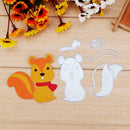 Cute Squirrel Cutting Die DIY Scrapbook/Photo Album Embossing Metal Stencil