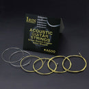 Irin 6Pcs Acoustic Guitar Strings Replacement Full(0.3-1.1Mm)Steel Core Cop