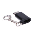Metal USB 3.1 Type-C Male Connector to Micro USB 2.0 5Pin Female Data Adapt