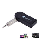Bluetooth V3.0 Wireless Audio Music Receiver 3.5mm Handsfree Car Home AUX