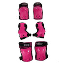 Skateboards Youth Protective Pad set with Elbow Knee Wrist Guard Pad XS Pink