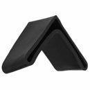 10 Pcs 50mm x 50mm L Shaped Furniture Angle Rubber Foot Covers N9A9