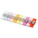 10pc Tape Bias Maker DIY Job Foot Case Supplies Plastic Clip Hemming Sewing  Pg
