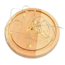 Battery Operated LED Lights Glass Cloche Table Lamp Fairy Lights Crafts B