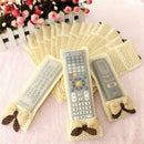 3Pcs Cloth Tv Remote Control Air Conditioning Remote Control Dust Jacket Du W2D3