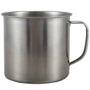 Stainless Steel Lid 4 inch Dia Capacity Water Cup Drink Mug A9M2