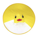 Ufo Children'S Raincoat Cute Yellow Duck Rain Cover Waterproof Children'S U