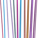 11pcs Multicolour Aluminum Single Pointed Yarn Weave Craft Crochet Hooks