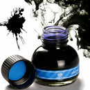 60ml Blue Calligraphy Fountain Pen Smooth Ink Glass Bottle Office Supplies O2T7