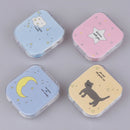 Lens Box Cartoon Cute Cat Portable Contact Storage Case Mirror Container HoSEAU