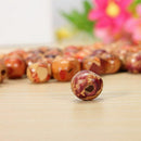 100PC 9x10mm Tribal Patterned Wood Beads Mix Wooden Dreadlock Pony Bead Macrame