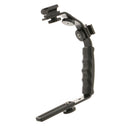 MagiDeal Double L-shaped Metal Flash Bracket Holder for Camera & Speedlite