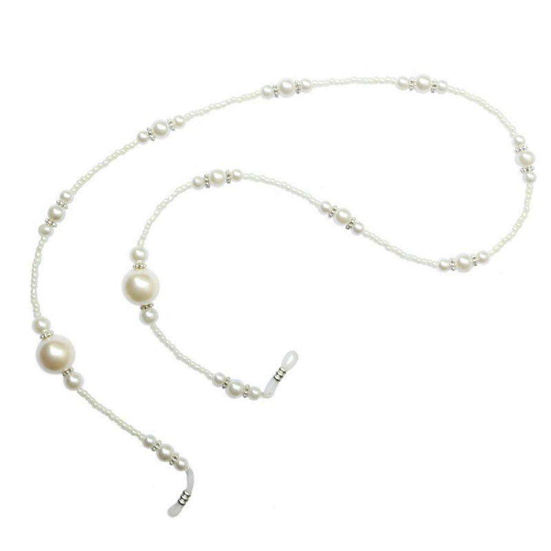 2Pcs 68cm Beaded Eye Glasses Chain Rope Sunglasses Strap Holder Retainer