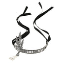 1920s Flapper Headband  Inspired Headpiece Retro Hair Accessory Black