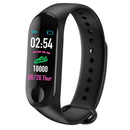 M3 Blood Pressure Oxygen Heart Rate IP67 Waterproof Smart Bracelet (Black)