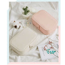 European Pu Leather Jewelry Boxes Princess Portable Storage Box Multi Layer O3K6
