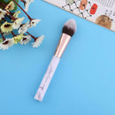 Marbling Pattern Foundation Powder Blush Makeup Brush Flame Brushes (White)