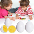 Montessori Learning Education Math Toys 3pcs Smart Eggs Puzzle Game for Kid