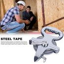 Metric 30M Portable Stainless Steel Shelf Ruler Thick And Durable Hand Cran