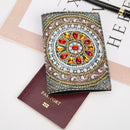 DIY Special Shaped Diamond Painting PU Leather Passport Protection Cover