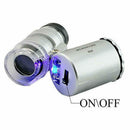 New Pocket Eye Magnifying Coins Glass Microscope Loupe Loop Magnifier Jewelry