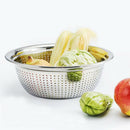 Large Strainer Colander Kitchen Food Rice Sifter Salad Spinner Dia.30cm