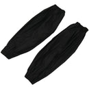 Sport Stretchy Cuffs Water-proof Forearm Arm Sleeves Oversleeve Black Pair