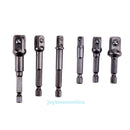 8Pcs Socket Bits Adapter Set Hex Drill Nut Driver Power Bar Shank 1/4" 3/8" 1/2"