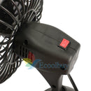 Car Window Fan Auto Ventilator Cooler Air Vent Vehicle Ventilation Suction Cup
