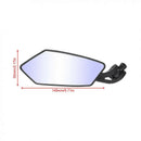 Universal Pair Motorcycle Motorbike Scooter Rearview*Rear View Side Mirrors 10mm