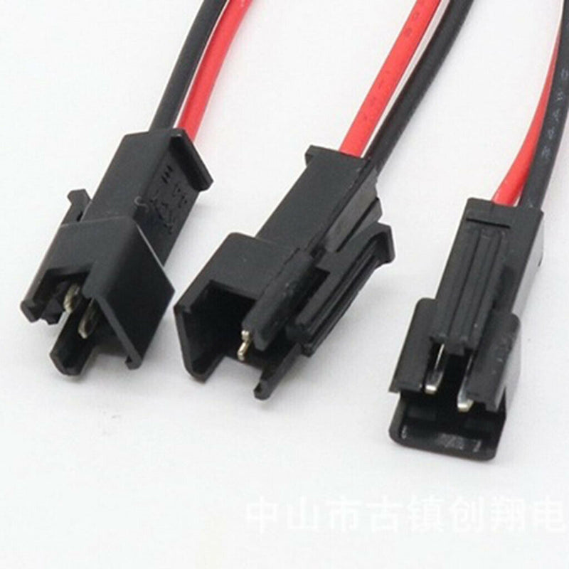 10 Pairs JST 2 Pin Male Female Connector Plug 15CM Wires Cables for RC Car Drone