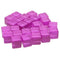 25 Pieces D6 Six Sided Transparent Blank Dices Board Game Transparent Purple