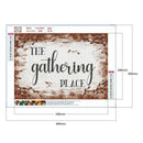 5D DIY Full Drill Diamond Painting Letter Cross Stitch Mosaic Kit (JH045)
