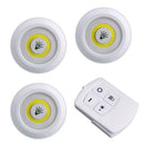3pcs Led Night Lights Wireless Led Remote Control Battery Under Cabinet Nig