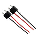 1Pair Universal H7 Bulb Socket Male Adapter Connector for Car Headlight Fog Lamp