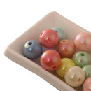 92pcs Assorted Round Acrylic Spacer Beads for Jewelry Making Beading 10mm