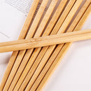 5pairs Reusable Natural Wavy Wood Chopsticks Chinese Chop Sticks Food Sticks  TE