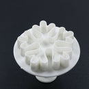 3pcs Snowflake Plunger Cutter Mold Sugarcraft Fondant Cake Decorating Tool 3C