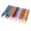 12 Colors Acrylic Paint Markers Pens, Permanent, Water-Based Marker Pens for DIY