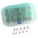 Set of 150 Fast-blow Glass Fuse Quick Blow Car Glass Tube Fuses Assorted Kit