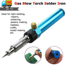 Mini Gas Blow Torch Solder Iron Gun Refillable Butane Welding Pen Tool Cordless