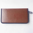 80-Discs Portable Leather Storage Bag Zippered Storage Case for CD DVD Hard R2X4
