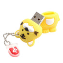 Novelty Tiger Shape Design USB 2.0 Flash Drive Cute Memory Stick Drive Data