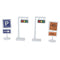 18 Sets of English Road Signs Traffic Signs Children's Educational Toys