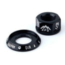 1pc Drum Hub Nuts M10 Fixed Gear MTB Road Folding Bike Screw Bolt (Black) A