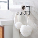 Kitchen Tools Organizer Iron Storage Rack Bathroom Towels Hanger Roll Paper